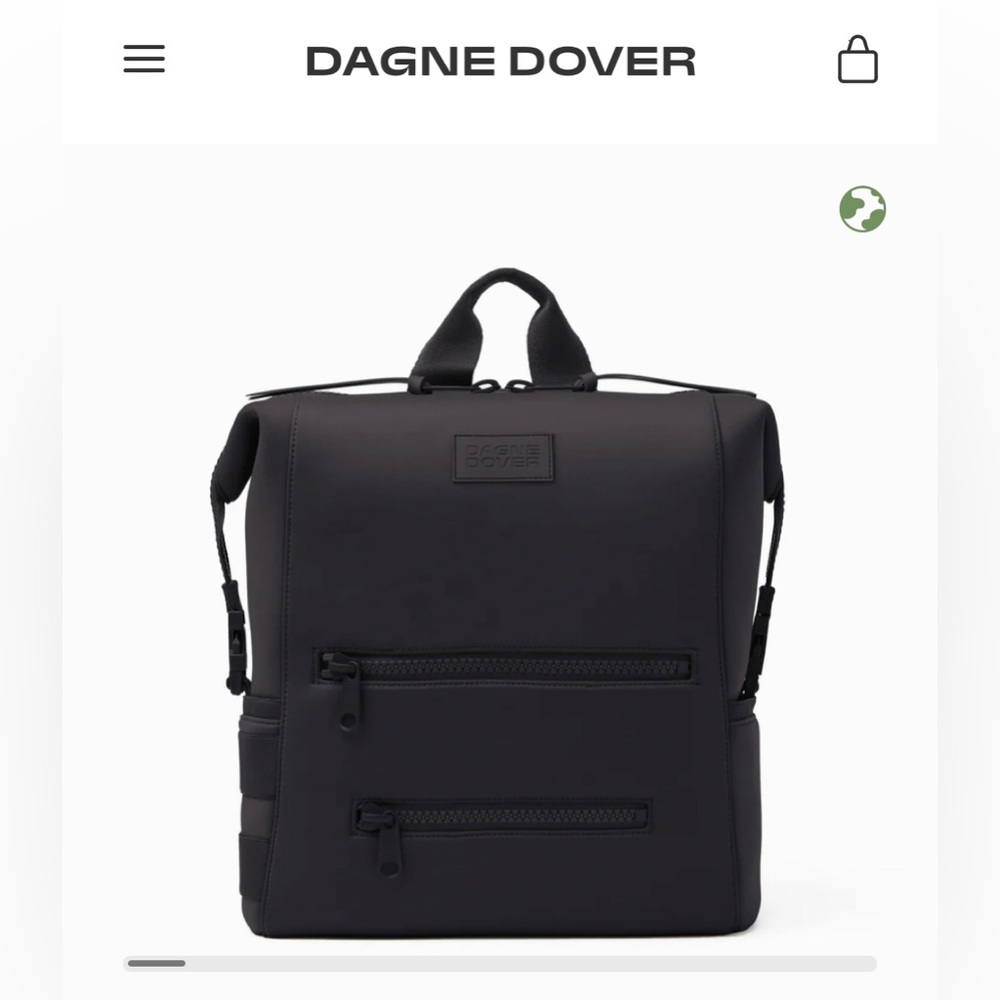 Dagne Dover Large Indi diaper backpack, black